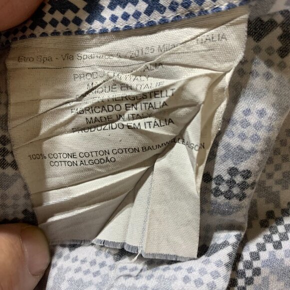 Etro Geometric Print Casual Button Down Shirt - Picture 9 of 13